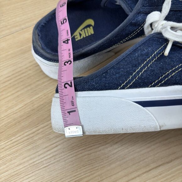 Y2k Nike Hermosa Slip On Denim Mule Shoe Women Size 8 Platform Punk Hip-Hop Vtg - Picture 14 of 15